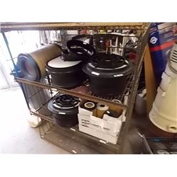 LOT OF ASSORTED FILTERS - 2 SHELFS FULL