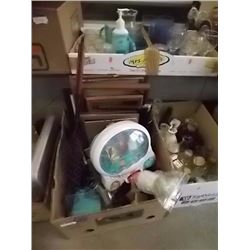BOXES OF PICTURE FRAMES & MORE