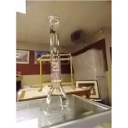 NEW 19" GLASS BIO BONG - SINGLE BUBBLER