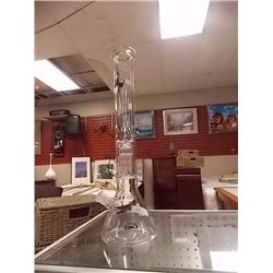 NEW 19" GLASS BIO BONG - SINGLE BUBBLER