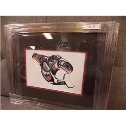 FRAMED FIRST NATIONS PRINT - RICHARD SHORTY