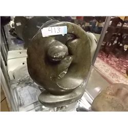 CARVED STONE STATUES