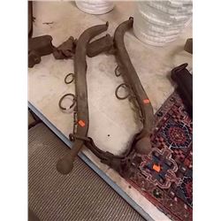 VINTAGE HORSE TACK - HAMES - 2 TTL