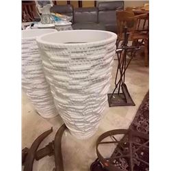 ART DECO  PLANT POT?/ VASE - 27" X 14.5"