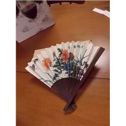 LOT OF 12 ORIENTAL FOLDING FANS - NEW