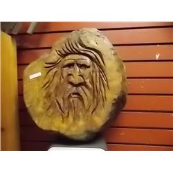 BIRD'S EYE MAPLEUNIQUE HAND CRAFTED CHAIN SAW CARVING - BIRD'S EYE MAPLE - TREE SPIRIT 19"x19"