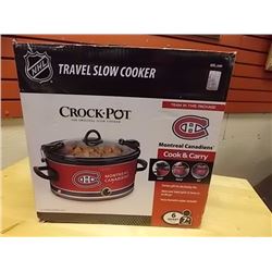 NHL ELECTRIC CROCK POT in open box - STR
