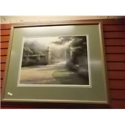 LIMITED EDITION THOMAS KINKADE LITHO - 1970'S - GATEWAY TO PARADISE