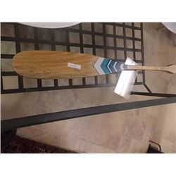 DECORATIVE HAND CRAFTED WOOD PADDLE