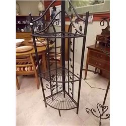 CORNER SHELF - METAL - FOLDABLE FOR TRANSPORT