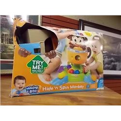 HIDE & SPIN MONKEY GAME FOR KIDS - STR