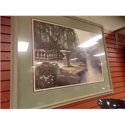 LIMITED EDITION THOMAS KINKADE LITHO - 1970'S - GARDEN OF PRAYER