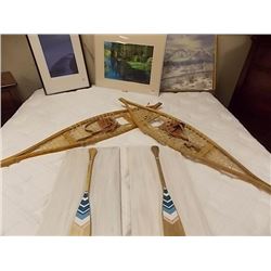 VINTAGE SNOW SHOES - SET OF 2