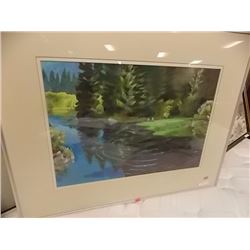 PICTURE - LAKE - WATER COLOUR