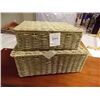 Image 1 : WICKER BASKET SET - 2 PC