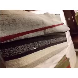 AREA CARPET - CONTEMPORARY STRIPED DESIGN - APPROX. 5 X 7'