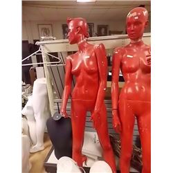 MANNEQUIN - FEMALE - RED - as-is