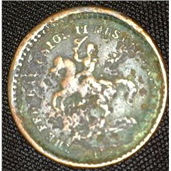 Civil War Token depicting Soldier on Horse, reverse "Our Union".