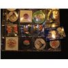 Image 2 : (19) Political Pin-backs and etc. in a plastic coin page.