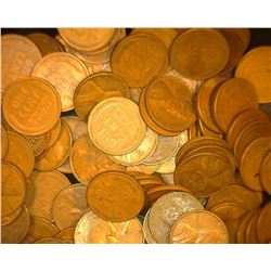 (273) Wheat Cent, all purported to be 1951 various Mint marks and grades.