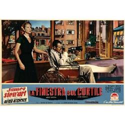  10 LOBBY CARDS PER "LA FINESTRA SUL CORTILE"