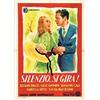 Image 1 :  LOT OF 2 POSTERS FOR THE FILM "SILENZIO:SI GIRA!"
