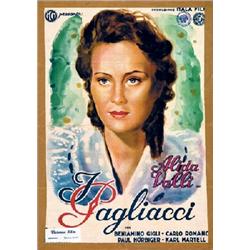  LOT OF 2 POSTERS FOR THE FILM I PAGLIACCI