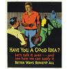 Image 1 :  HAVE YOU A GOOD IDEA?