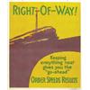 Image 1 :  RIGHT-OF-WAY!