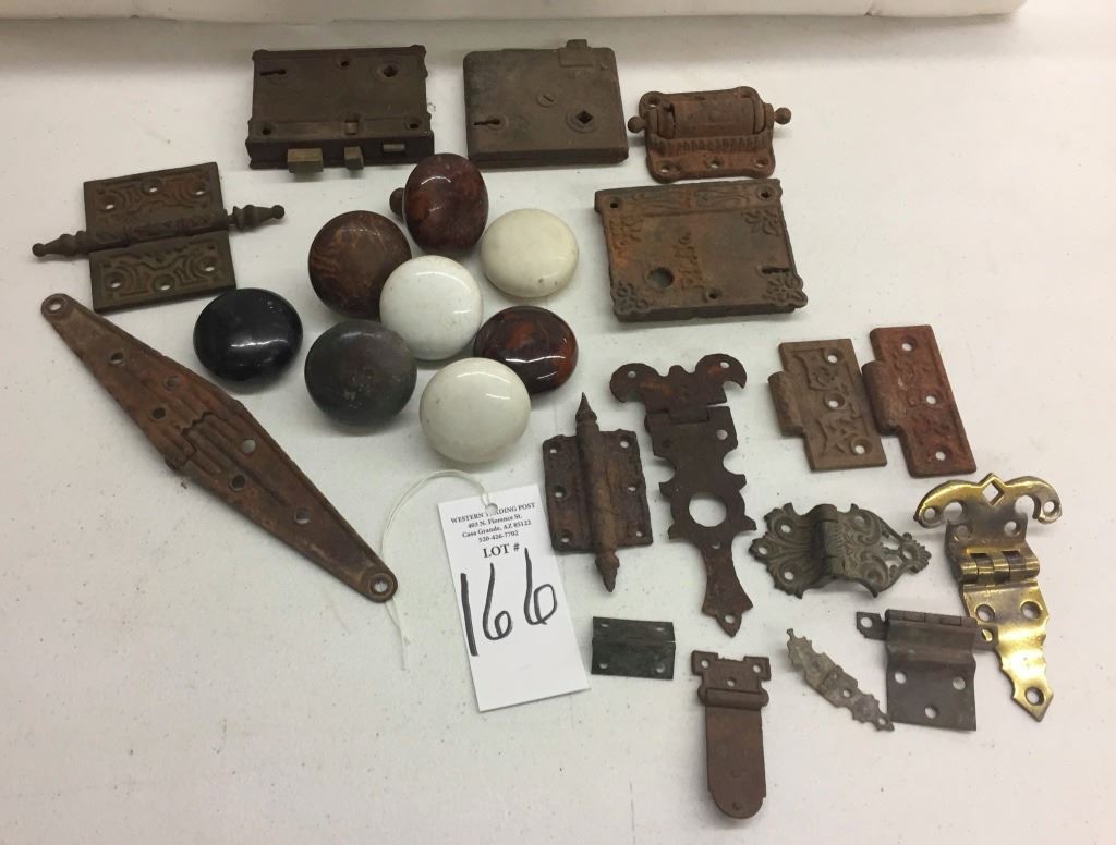 Antique Door Knobs Hinges Latches