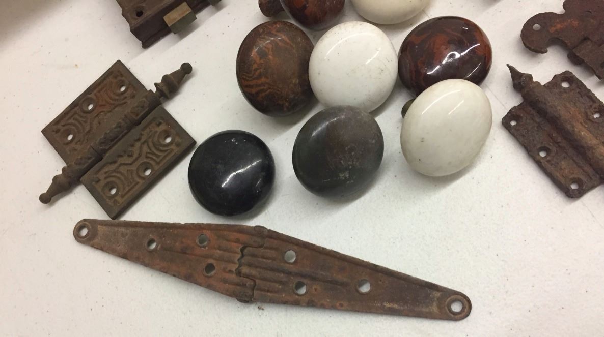 Antique Door Knobs Hinges Latches