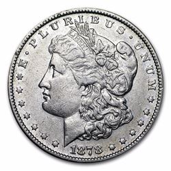 1878 Morgan Dollar 7 Tailfeathers Rev of 78 XF