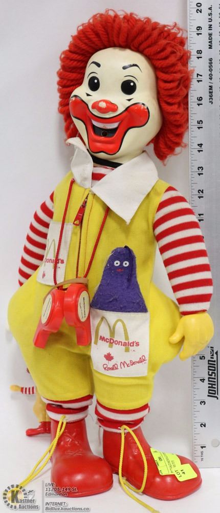 ronald mcdonald plush