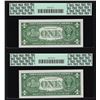 Image 2 : (2) Sequential 1957 $1 Silver Certificate Notes PCGS Gem New 66PPQ