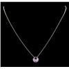 Image 1 : David Yurman .925 Silver 2.00ct Amethyst Pendant with Chain