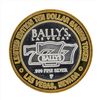 Image 2 : .999 Silver Ballys Las Vegas $10 Casino Gaming Token Limited Edition