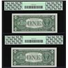 Image 2 : (2) Sequential 1957 $1 Silver Certificate STAR Notes PCGS Superb Gem New 67PPQ