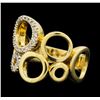 Image 2 : 14KT Yellow Gold 0.25ctw Diamond Ring