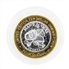 Image 2 : .999 Silver Four Queens Hotel and Casino Las Vegas $10 Casino Gaming Token Limit