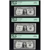 Image 1 : (3) Sequential 1935H $1 Silver Certificate Notes PCGS Choice New 63PPQ