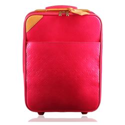 Authentic Louis Vuitton Vernis Rolling Suitcase Luggage Pink Rose Pop Pegase 45