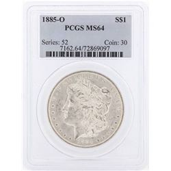 1885-O $1 Morgan Silver Dollar Coin PCGS MS64