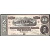 Image 1 : 1864 $10 The Confederate States of America Note
