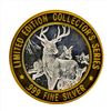 Image 2 : .999 Silver Lac Vieux Desert Casino $10 Casino Gaming Token Limited Edition