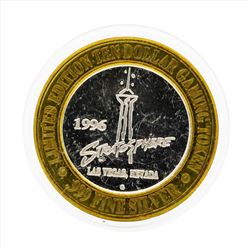 .999 Silver Stratosphere $10 Casino Gaming Token Limited Edition