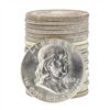 Image 1 : Roll of (20) 1962-D Brilliant Uncirculated Franklin Half Dollar Coins