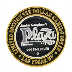 .999 Silver Plaza Hotel and Casino Las Vegas $10 Casino Gaming Token Limited Edi