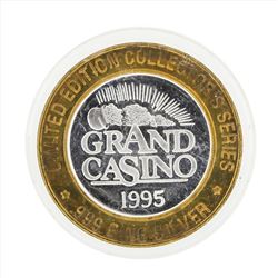 .999 Silver Grand Casino $10 Casino Gaming Token Limited Edition