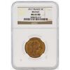 Image 1 : 1917 France 5 Centimes Bronze Coin NGC MS65RD