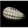 Image 2 : 18KT White Gold 1.00ctw Diamond Ring
